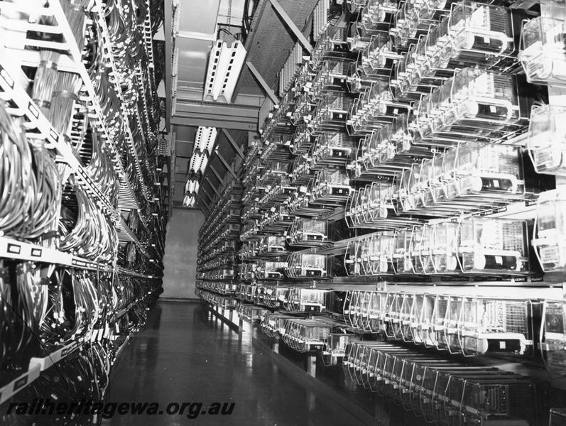 P00186
Rows of relays, Forrestfield signalling room

