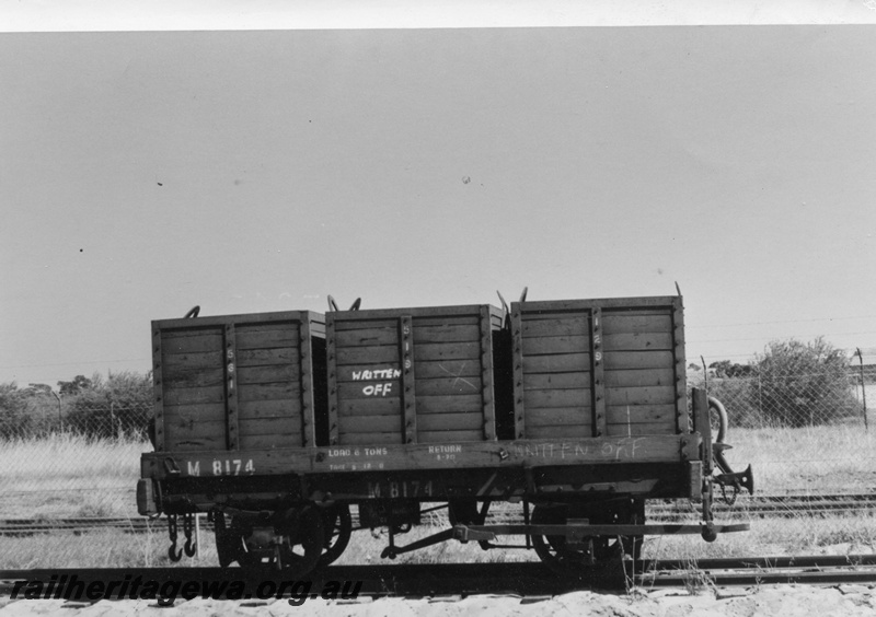P02792
M class 8174 coal box wagon, Rail Transport Museum, side view
