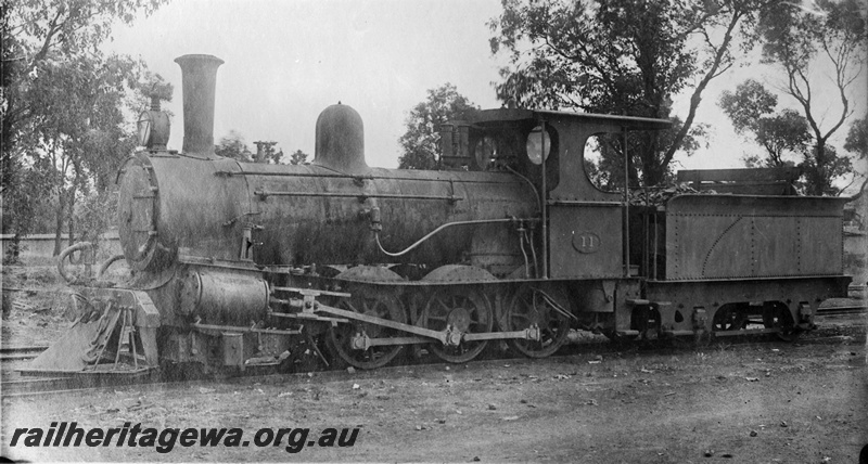 P03050
A class 11, 2-6-0- steam loco, altered cab, four wheel tender, front and side view, same as P7422
