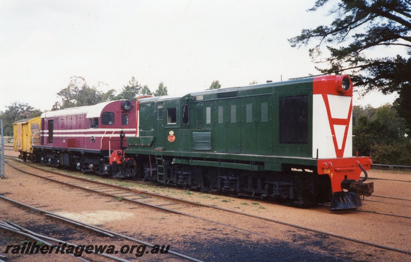 P03359
Y class 116, F class 40, Dwellingup, PN line, side and front view.

