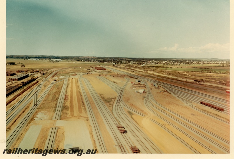 P03735
Yard, under construction, West Merredin, EGR line, aerial view
