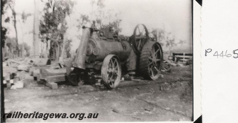 P04465
Adelaide Timber Co. traction engine at Wilga before conversion to a locomotive

