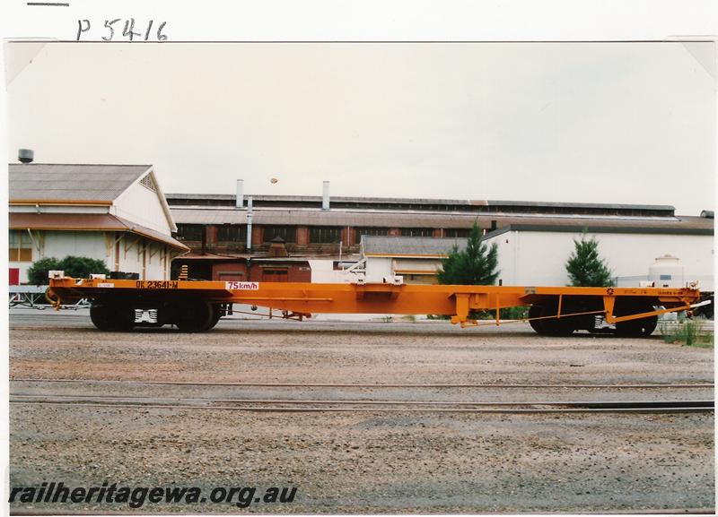 P05416
QK class 23641-M container wagon, side view
