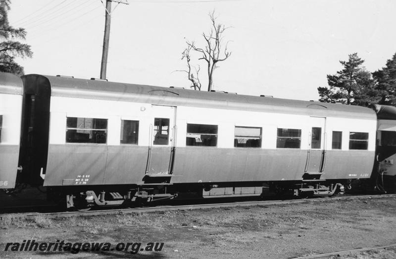P06645
AJ class 64 suburban carriage, Armadale, SWR line, side view
