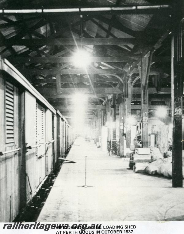 P06715
Loading Shed, Perth Goods, internal view
