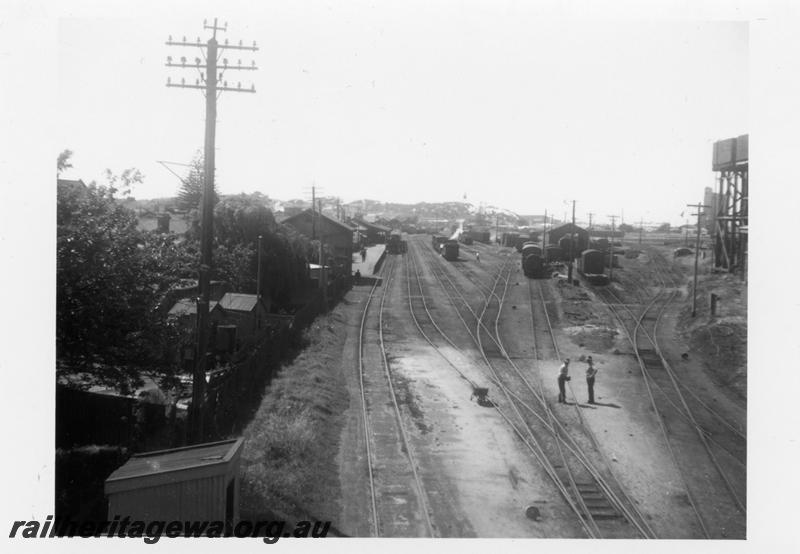 P06912
Yard, Bunbury, overall elevated view looking west
