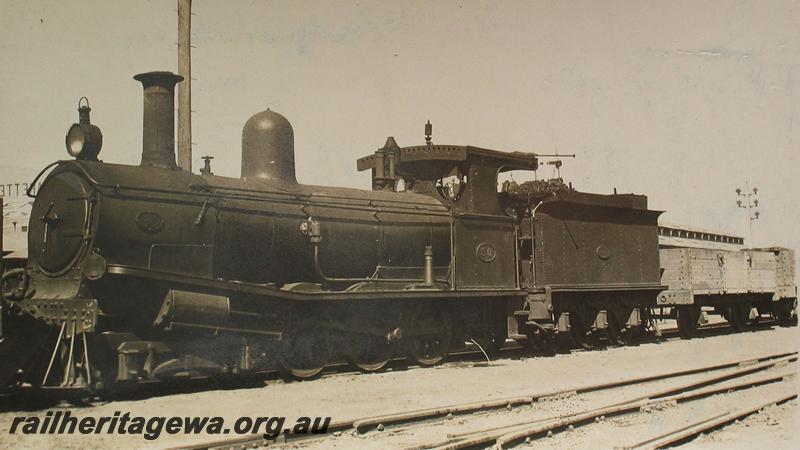 P07265
G class 50, Perth Yard, front and side view
