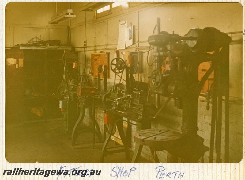 P07888
Fitters Shop. Car & Wagon Depot, Perth Yard
