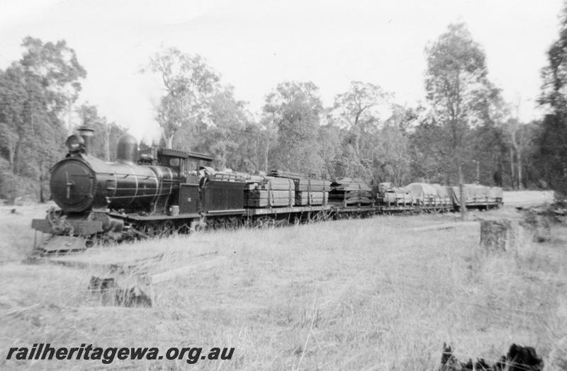 P08158
Bunnings loco YX class 86, Yornup, timber train, special run past for the ARHS tour
