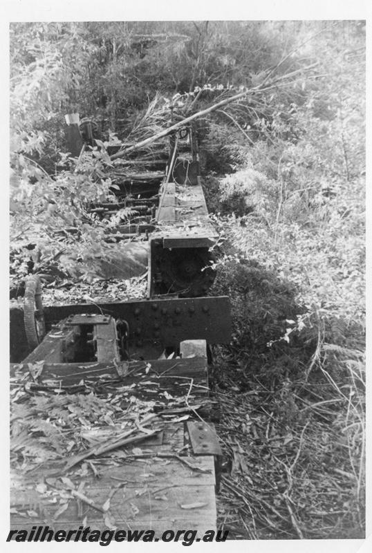 P08304
SSM loco frame, abandoned in bush, Pemberton Mill
