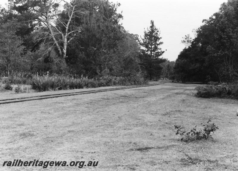 P08309
Siding site, Cambray, WN line, general view of track
