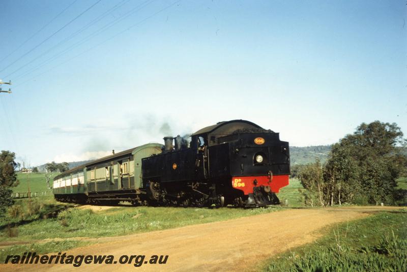 P08359
DD class 596, crossing Vezey Road returning from Isandra, PN line, ARHS tour train, the 