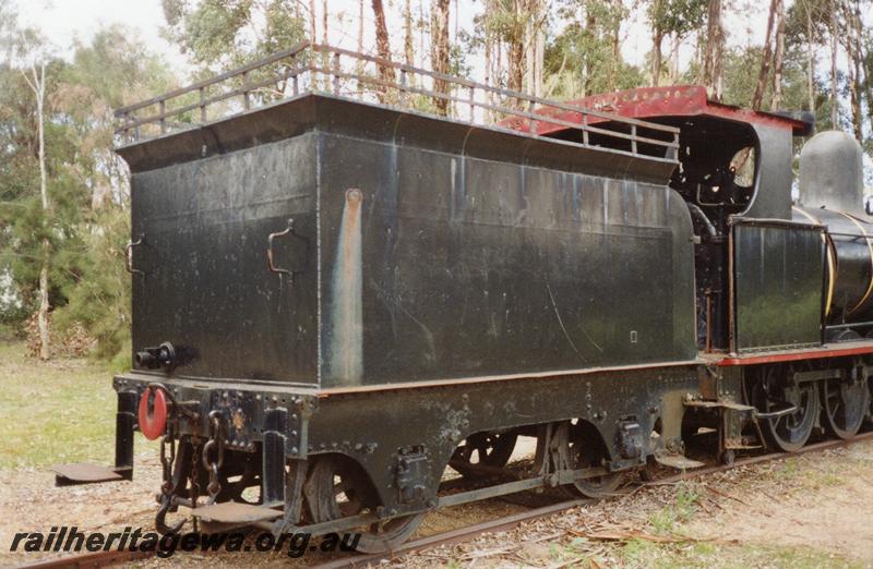 P08371
G class with A class tender, Manjimup Timber Museum, known as 