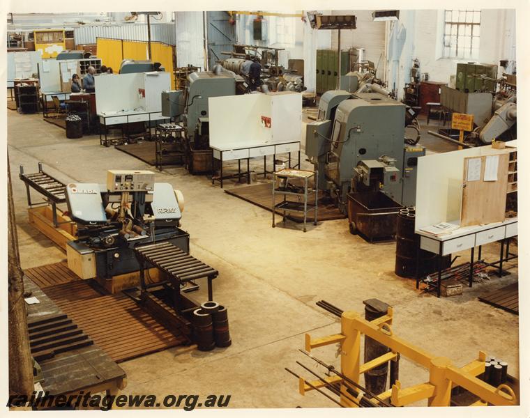 P10034
Machine Shop, Midland Workshops, shows the new NC machinery
