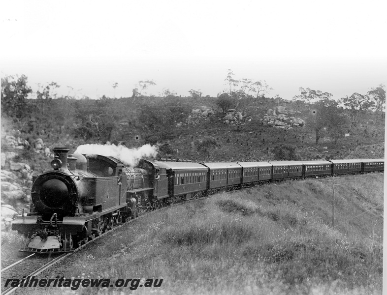P10257
D class steam loco assisting a P class loco haul a Down 