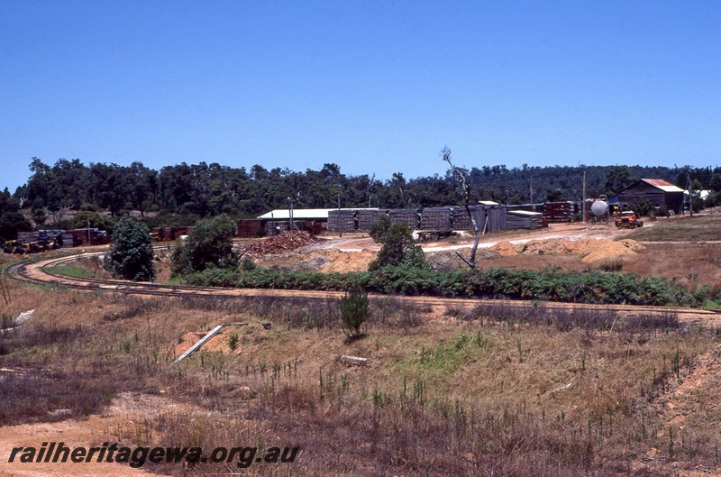 P12803
Rail siding, timber mill, Northcliffe, PP line
