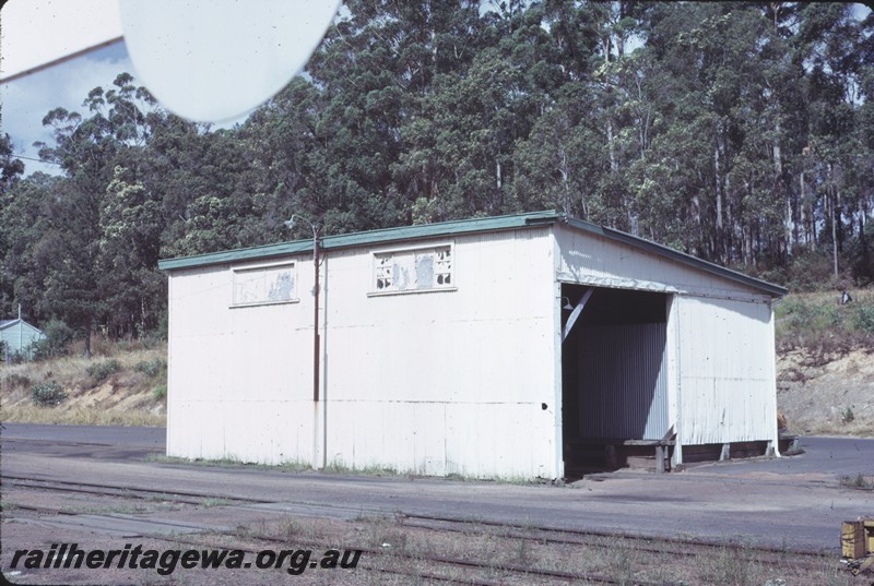 P14335
Goods shed, side and end view, Pemberton, PP line.
