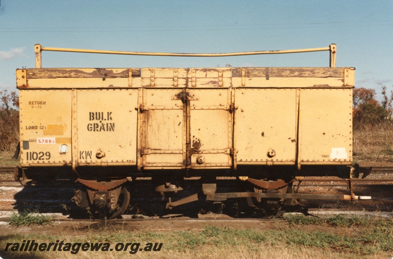 P14724
KW class 11029 steel open wagon marked 