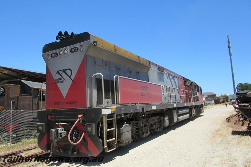 P15037
Mineral Resources loco MRL class 002 