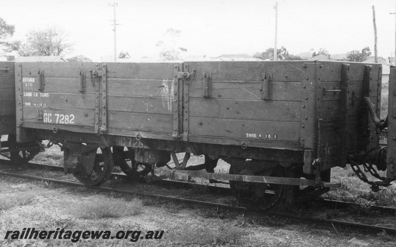 P15683
GC class7282 with a load of gypsum, Ashfield, brake lever side and end view
