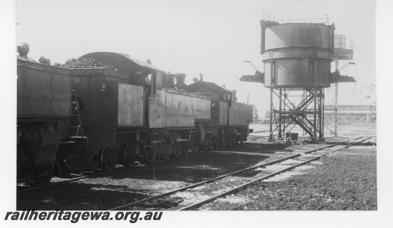 P16420
DM class 588, DM class 584, coal shute, Midland loco depot, ER line, rear and side views
