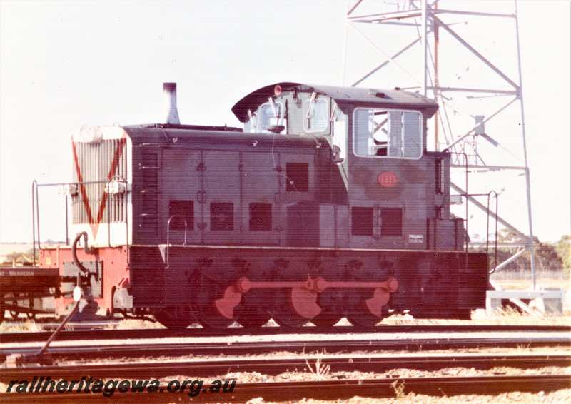 P21650
TA class 1813, shunting, West Merredin, EGR line, end and side view
