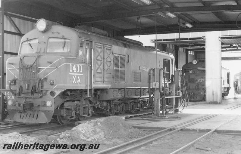 P21749
XA class 1411 at  West Merredin locomotive depot. EGR line.
