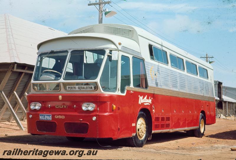 T00164
Railway Road Service bus, Guy Scenicruiser, Geraldton, at Exhibition
