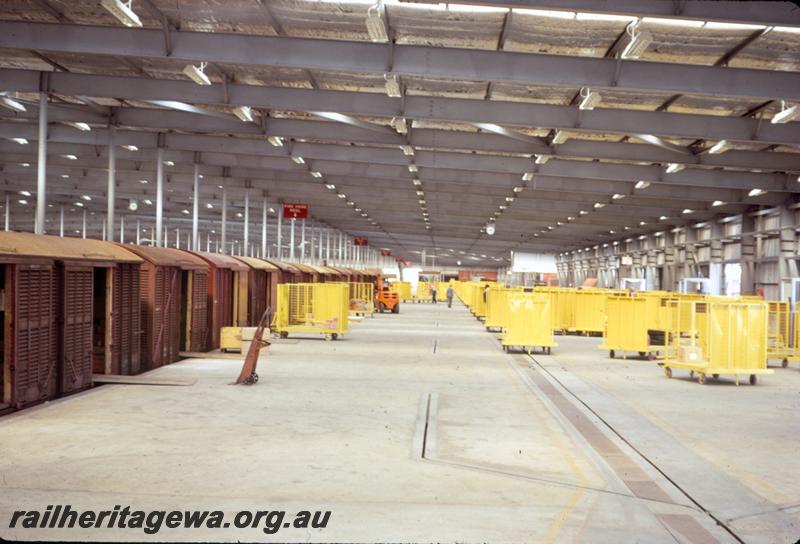 T00690
Outwards Shed, Kewdale Freight Terminal, internal view
