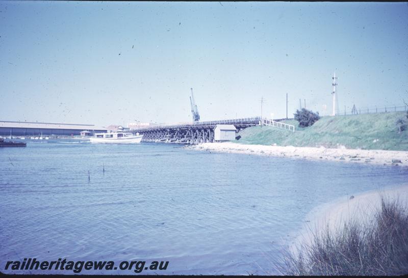 T01186
Trestle bridge, Fremantle, over Swan River at Nth Fremantle 
