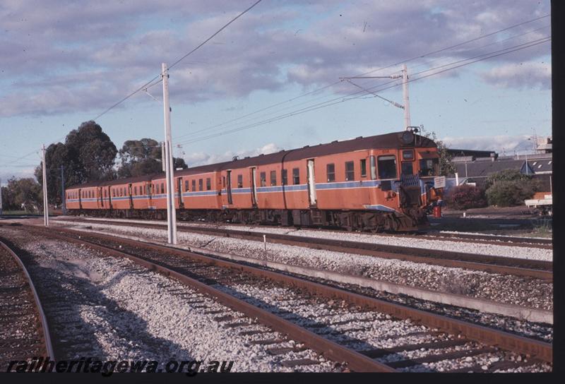 T01394
ADG class railcar on set, orange livery
