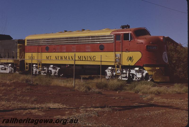T01657
MT Newman Mining EMD loco F7 class 5450, Dampier.
