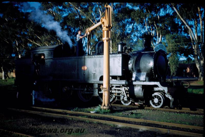 T03238
DS class 374, water column, Armadale, SWR line, taking water on ARHS tour train
