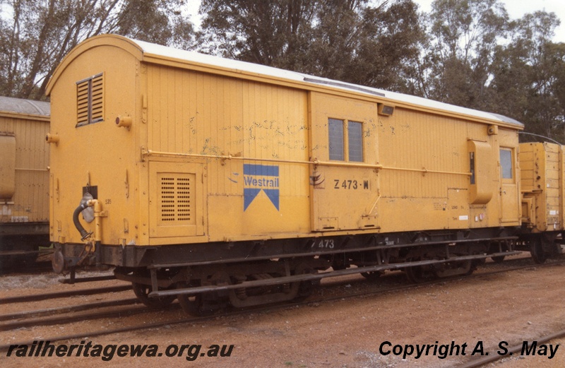 P01373
Z class 473, Narrogin, GSR line, end and side view
