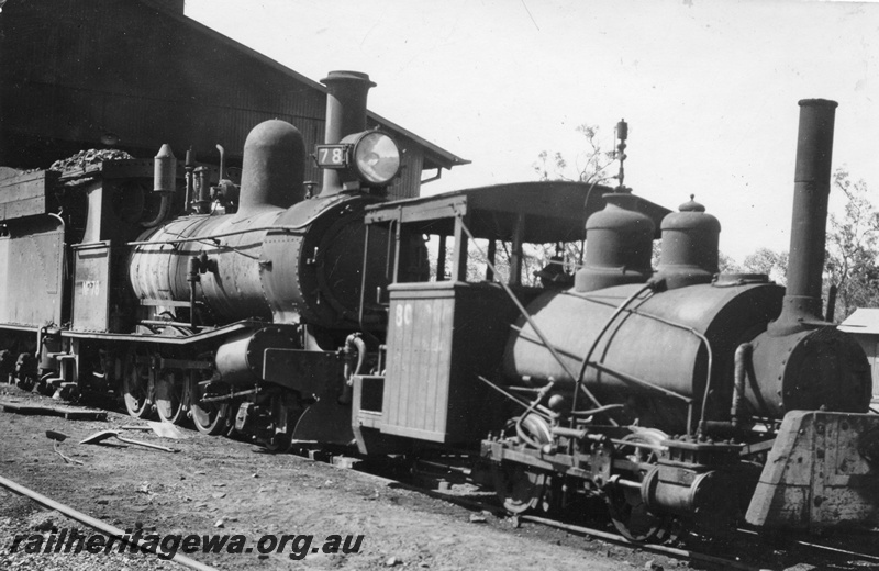 P01741
NAR NFC class 78, formerly G class 235, Katherine, side and front view, Northern Territory.
