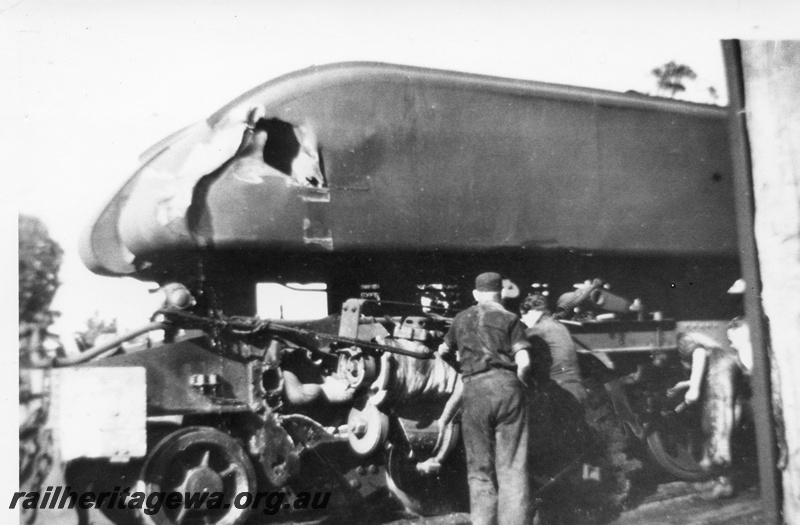 P03387
ASG Garratt, damaged front tank, possibly the ASG involved in the Claremont accident
