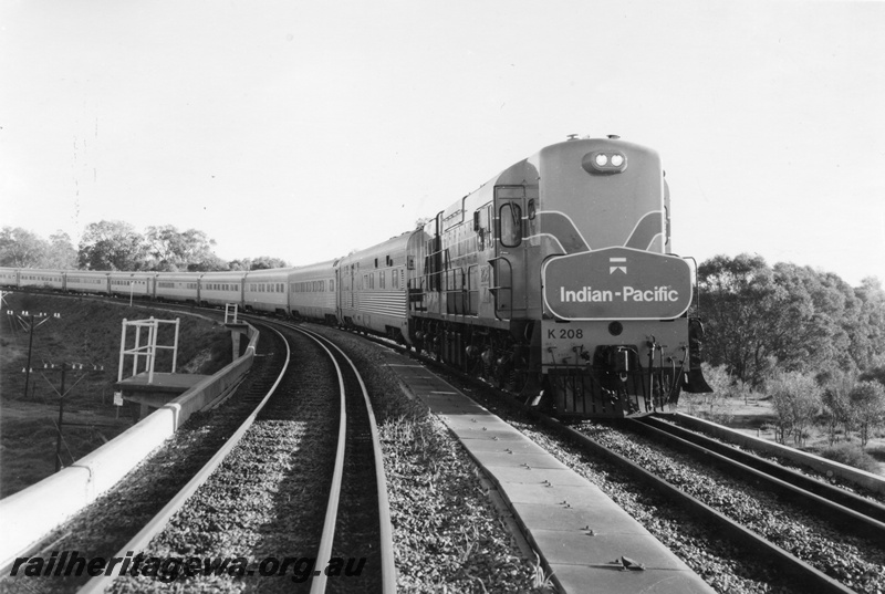 P03498
K class 208 on the Indian Pacific, 