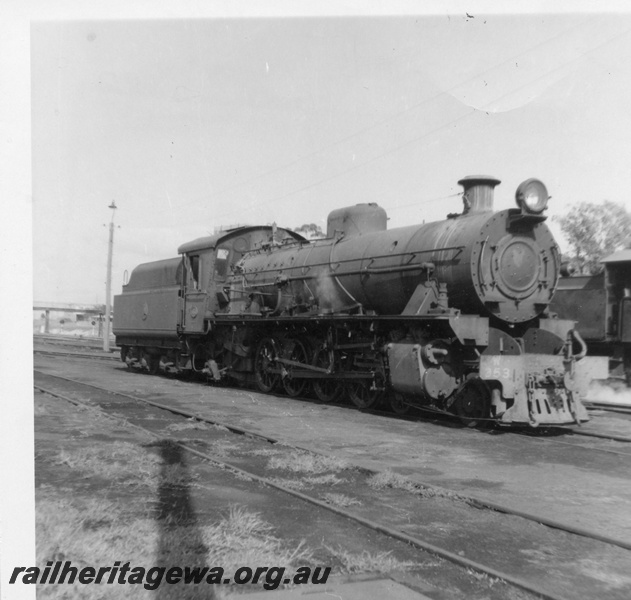P03600
W class 953, 4-8-2,At East Perth Loco Depot on the ready road

