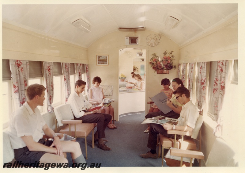 P04153
2 of 2, Interior of AYL class 28 lounge carriage.
