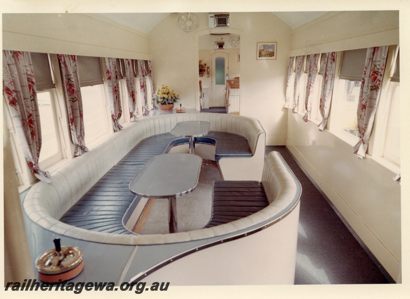 P04156
AYL class 28 lounge carriage. Internal view.
