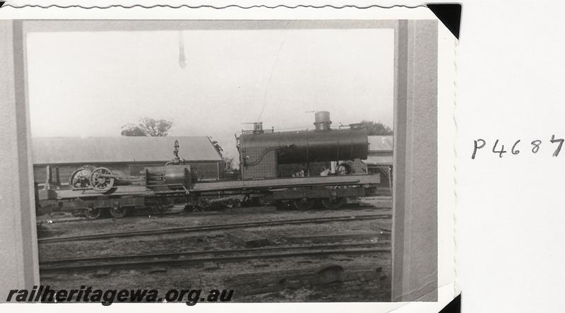 P04687
Steam log hauler, Yarloop, made from loco 