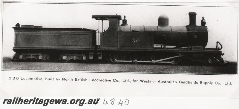 P04840
Western Australian Goldfields Supply Co. loco 