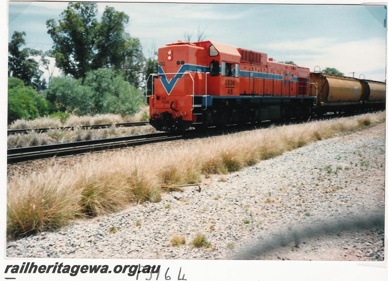 P05164
AB class 1536, Kwinana, wheat train

