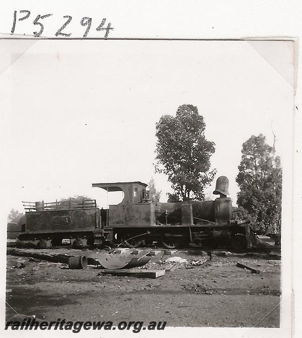 P05294
Adelaide Timber Co. loco No.1, Wilga, derelict

