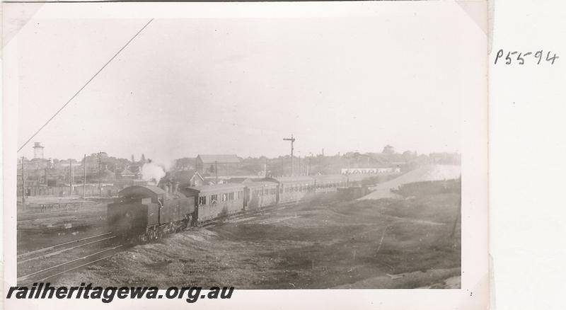 P05594
Visit by the Vic Div of the ARHS, DD class, East Perth, suburban passenger train
