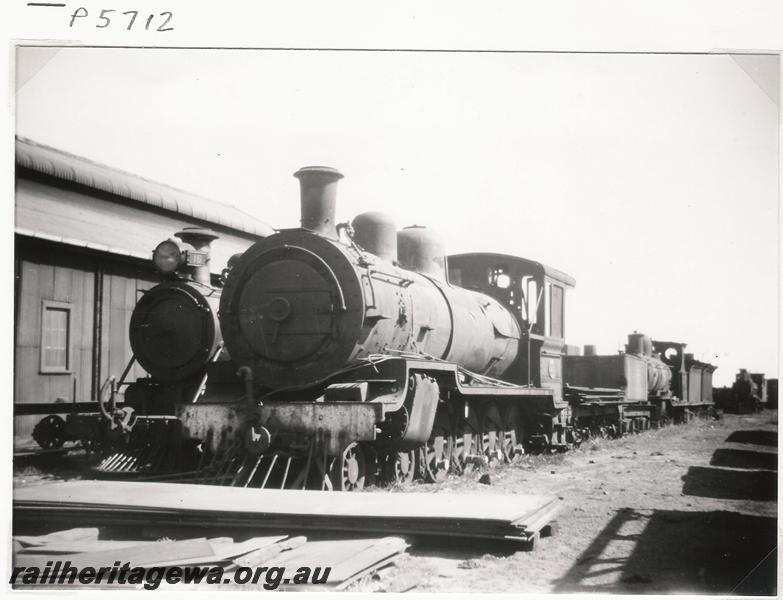 P05712
MRWA loco D class 20 without tender, Midland Junction, out of service
