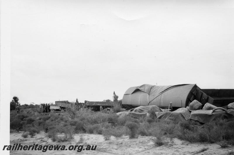 P05982
3 of 7 views of derailment at 156.75 mile on the MR line, near Coorow
