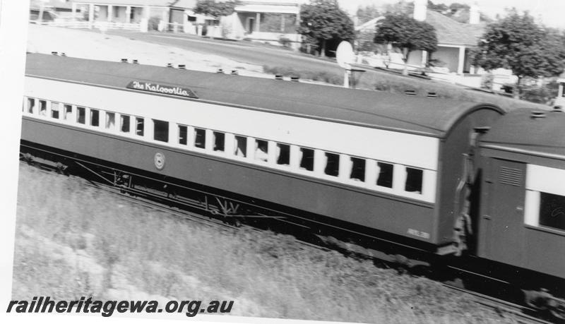 P06654
AYL class 28 lounge car, Mount Lawley, on No.85 with 
