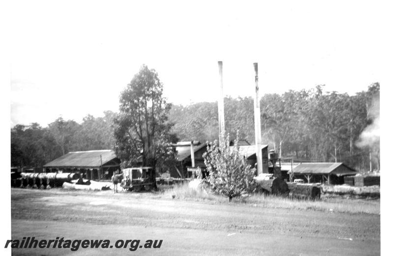 P07070
Timber mill, Donnelly River, overall view
