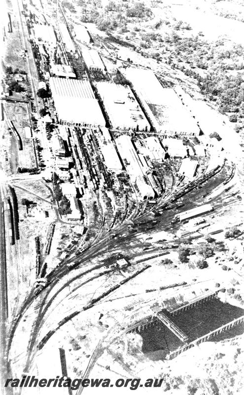 P07192
Midland Workshops, aerial view from Coal Dam looking east
